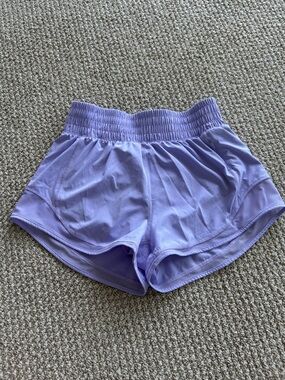 Aritzia Lavender Golden athletic Shorts